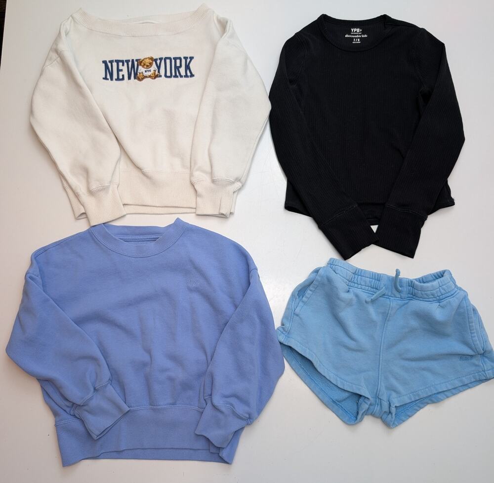 Abercrombie & Fitch Kids Girl's Size 7/8 Lot of 4 Pieces Mix and Match